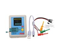 LCR-T7 Probador de Transistores,Resistencia de Diodo Inductor Medidor de Capacitancia Medidor Comprobador Detector Pantalla Gráfica TFT a Todo Color de 0.1MHz