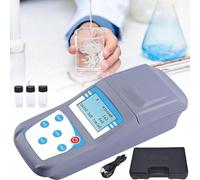 Probador de turbidez digital portátil, medidor de turbidez portátil con retroiluminación, turbidímetro de alta precisión para laboratorio de piscinas, rango de medición 0-1000 NTU