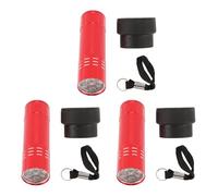 Probador de velas de huevo, luz LED fría, luz de vela de huevo para monitorear el desarrollo de huevos, plástico portátil, 3 uds.