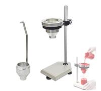 Probador de viscosidad de pintura, viscosímetro de escritorio de laboratorio con taza de 100 ml, boquilla de 4 mm, rango de 100-500 centímetros, medición precisa para control de calidad
