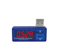Probador de voltaje de corriente de carga de energía móvil, cargador médico, voltímetro, amperímetro, pantalla LED(Straight-Blue)