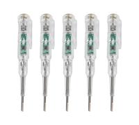 Probador de voltaje inductivo de Zenithaur, bolígrafo eléctrico multifuncional con luz LED brillante para detección de circuitos domésticos, herramienta de prueba eléctrica