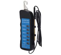 Probador de Voltaje, Probador de Cercas Eléctricas, Medidor de Voltaje de Cerca Portátil Impermeable de 1000 a 10000 V con Luz de 6 Piezas, Medidor de Cerca Eléctrica Resistente Al Frío Resistente