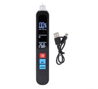 Probador de voltaje sin contacto AVX1 con indicador de rotación trifásico, bolígrafo eléctrico recargable de 400 mAh, porcentaje de señal de pantalla LCD, 6 rangos de sensibilidad dual para detección