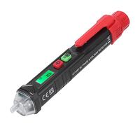 Probador de Voltaje sin Contacto HT100P Rango Dual 12V-1000V/48V-1000V Detector de CA con Linterna LED Alarma Zumbador e Indicador de Rotación de 3 Fases