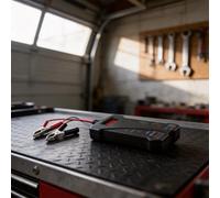 Probador digital de batería de coche, analizador de voltímetro de 12 V con pantalla LED, herramienta de prueba de carga del alternador para motocicleta marina, protección de gancho inverso, ABS (negro