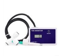 Probador digital de calidad del agua con LCD, medidor de 0-9990 PPM para piscina y laboratorio, calibrado de fábrica, apagado automático, ajuste de 1/4 pulgadas, color blanco