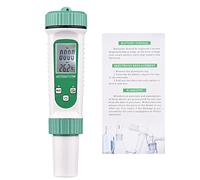 Probador Digital de Calidad del Agua Monitor multifunción 6 en 1 para PH EC TDS Salt SG y Temperatura - Medidor de Prueba portátil para Agua Potable, Acuario, hidroponía y Uso en