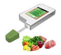 Probador Digital De Nitrato De Alimentos, Medidor De Frutas/Verduras/Carne, Resultados De Visualización En 3 Colores/Rango De Detección De Nitrato: 0-9999 MG/kg, para El Hogar/Tienda