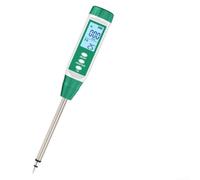 Probador digital de nutrientes del suelo con retroiluminación LCD, medidor de temperatura N/P/K, sensor de electrodo de aleación de alta sensibilidad, función de bloqueo para horticultura, agricultura