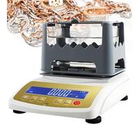 Probador Digital De Oro Plata Detector De Autenticidad Metales Preciosos Precisión De 0,001 G/cm³ Medidor De Densidad For Oro Platino Paladio For Joyerías Casas De Empeño Refinerías(600k)