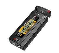 Probador Digital de Pilas, Comprobador De Baterías Doméstico, Analizador Tester Digital con Pantalla, Para Pruebas de Voltaje de Pilas AA AAA C D 9V de Botón en Hogares