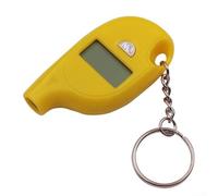 Probador digital de presión de neumáticos de factor de forma pequeño con pantalla LCD para controles de presión de neumáticos PSI KPa Bar cm2 bajo demanda (amarillo)