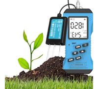 Probador digital de suelo 7 en 1 con sensor NPK, medidor de pH, lector de humedad y CE, detector portátil de fertilidad del suelo para agricultura, jardinería