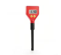 Probador digital portátil de pH escala 0.00-14.00 con pantalla LCD transparente, compensación automática de temperatura, botón de retención de datos de 0C a 50C, alimentado por batería para piscina