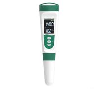 Probador digital profesional de la calidad del agua, medidor de temperatura de sal de pH, 0-14 pH para pantalla retroiluminada IP65 piscina peces para tanque RO sistema
