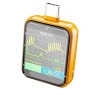 Probador digital USB C multifunción con pantalla de vidrio y sensores integrados para un análisis de potencia preciso, panel táctil capacitivo tipo C