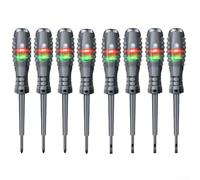 Probador eléctrico de pluma, destornillador cruzado con indicadores LED duales,Pluma detector portátil para pruebas de circuitos eléctricos