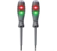 Probador eléctrico del destornillador con el sistema del LED para la diferenciación viva/cero y la detección de la discontinuidad de línea (G)