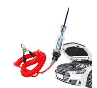 Probador eléctrico del vehículo - Comprobador de voltaje automático | Luz de prueba de circuito, probadores de pinza de de herramienta de sonda de acero, probador de luz de bajo voltaje y