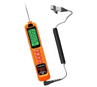 Probador eléctrico para automóviles, bolígrafo de prueba portátil con pantalla LED, pantalla LED digital con cable extensible y sonda para baterías, verificador para camiones, remolques y vehículos