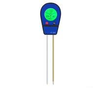 Probador electrónico de suelo 3 en 1 con pantalla LCD para medición precisa de la humedad del pH y la temperatura del suelo en jardines, césped y contenedores