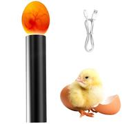 Probador Fertilizado de Huevo, Incubadora Auto la Iluminación, Probador Candler del Huevo, Lámpara de Cicatriz, Incubadora con luz LED, Schierlampe luminosa para-Huevos de Gallina