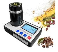 Probador Inteligente De Actividad De Agua Para Alimentos Y Medidor De Humedad De Granos, Rango De Medición 3-40%, Prueba De Humedad Para 19 Tipos De Granos De Café, Pantalla Retroiluminada