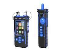 Probador LAN Comprobador de redes con medidor de potencia optico CAT5 CAT6 Comprobador de cables RJ11 RJ45 comprobador ethernet con NCV, puerto flash, soporte de carga tipo C.