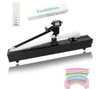 Probador manual de fricción para evaluación de la solidez del color, diseño de doble rodamiento con pantalla de conteo, para pruebas de frotamiento en seco y húmedo en la industria textil