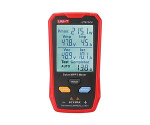 Probador MPPT UNI-T, 5-800W, 0-35A, 12-60VDC, Modo Manual/Automático