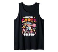 Probador Oficial de Caramelos Lollipop Candy Lovers Sweets Boy Kids Camiseta sin Mangas