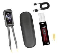 Probador Pinzas Digitales Resistencia Capacitancia Diodo Probador Medidor Profesional Pinzas Con Pantalla Clara Instrumento De Investigación De Laboratorio