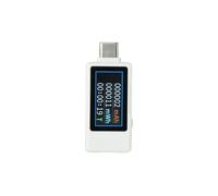 Probador Tipo-C DC4-30V TFT Voltímetro Amperímetro Digital Medidor de Capacidad de Potencia Medición de Corriente Bidireccional