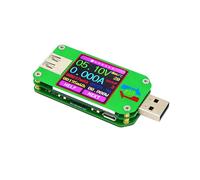 Probador UM24C con Pantalla LCD USB, Voltímetro, Amperímetro, Medidor de Carga de Batería, Voltaje y Corriente, Multímetro, Cable de Medición,