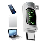 Probador USB C, adaptador de extensión de pantalla digital | Adaptador USB de alta velocidad de 240 W 40 Gbps para mando de juego, teléfono, tableta y ordenador portátil