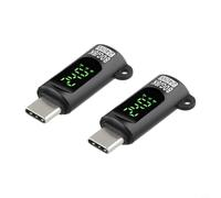 Probador USB-C de 240 W con pantalla LED soporta transferencia de datos de 40 Gbps estándar USB4 | Construcción de aluminio, carga rápida, para usuarios profesionales y pruebas industriales