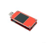 Probador USB C, medidor de potencia de corriente de voltaje, pantalla LCD de 1.45 pulgadas para certificación MFi y análisis de carga rápida