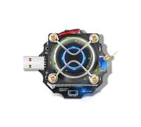 Probador USB De Carga Electrónica De 65W DC5-24V Voltímetro Tipo C Amperímetro for Cargador Detector De Capacidad Del Banco Protección múltiple(65W)