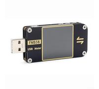 Probador USB FNB38 compatible con protocolos de carga rápida QC4+ y PD3 0 2 0 con 1 interfaz TFT LCD de 44 pulgadas y USB A