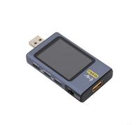 Probador USB FNB58, medidor de potencia de 28 V 7 A con detección de carga rápida PD QC, analizador de capacidad de corriente de voltaje (con control de aplicación)