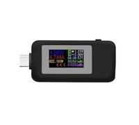 Probador USB Multifunción Tipo C, Voltímetro, Amperímetro, Detector de Voltaje y Corriente, 0-5 A, 4-30 V, para Cables, Portátiles y Teléfonos.