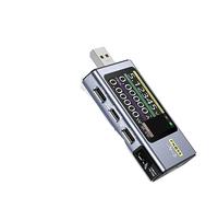 Probador USB, Probador USB Voltímetro Amperímetro TYPE-C Detección de carga rápida Disparador Medición de capacidad Medición de ondulación(FNB58 with BT)