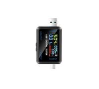 Probador USB Tipo C VoltíMetro Digital de CC AmperíMetro AmperíMetro de Voltaje de Corriente Detector Indicador de Cargador de Banco de EnergíA