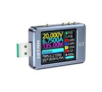 Probador USB U3 3.1 PD Decoy 28V Fusion UFS Envejecimiento EPR Medidor de Voltaje y Corriente Monitor de Voltaje y Corriente USB-C Multímetro