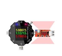 Probador USB, UD18 for APP USB 3.0 Escribe -C PD DC5.5 5521 MEDIDOR DE CORRUCCIÓN DE VOLTAJE DE VOLTÍMER DE VOLTÍTETRO CARGA DE BATERÍA CARGA DE CARGA DE CAJA DE RESISTENCIA DE CABLE(Add pd3.0)
