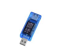 Probador USB, voltímetro, amperímetro, monitor digital tipo C, monitor de voltaje y corriente, comprobador de capacidad del cargador, indicador de corte de energía.(8 in 1 Blue)