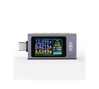 Probador UT01C Tipo-C 4V-30V 12A Medidor Digital de Voltaje y Corriente Pantalla IPS Probador de Activación Rápida de Carga B