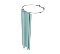 Probador/Vestuario de Pared metálico con riel en O, taquilla portátil, Vestuario móvil para Tiendas de Ropa, Ahorro de Espacio.