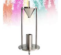 Probador volumétrico densidad del polvo, medidor densidad aparente natural,conicidad del embudo 60°±0,5°, el volumen del embudo es 120 ml,puerto drenaje de 12,7mm,for polvo metal mineral plástico